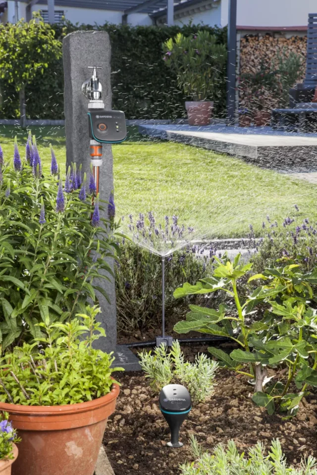 come creare un giardino ecologico: Sistema di irrigazione automatica in giardino